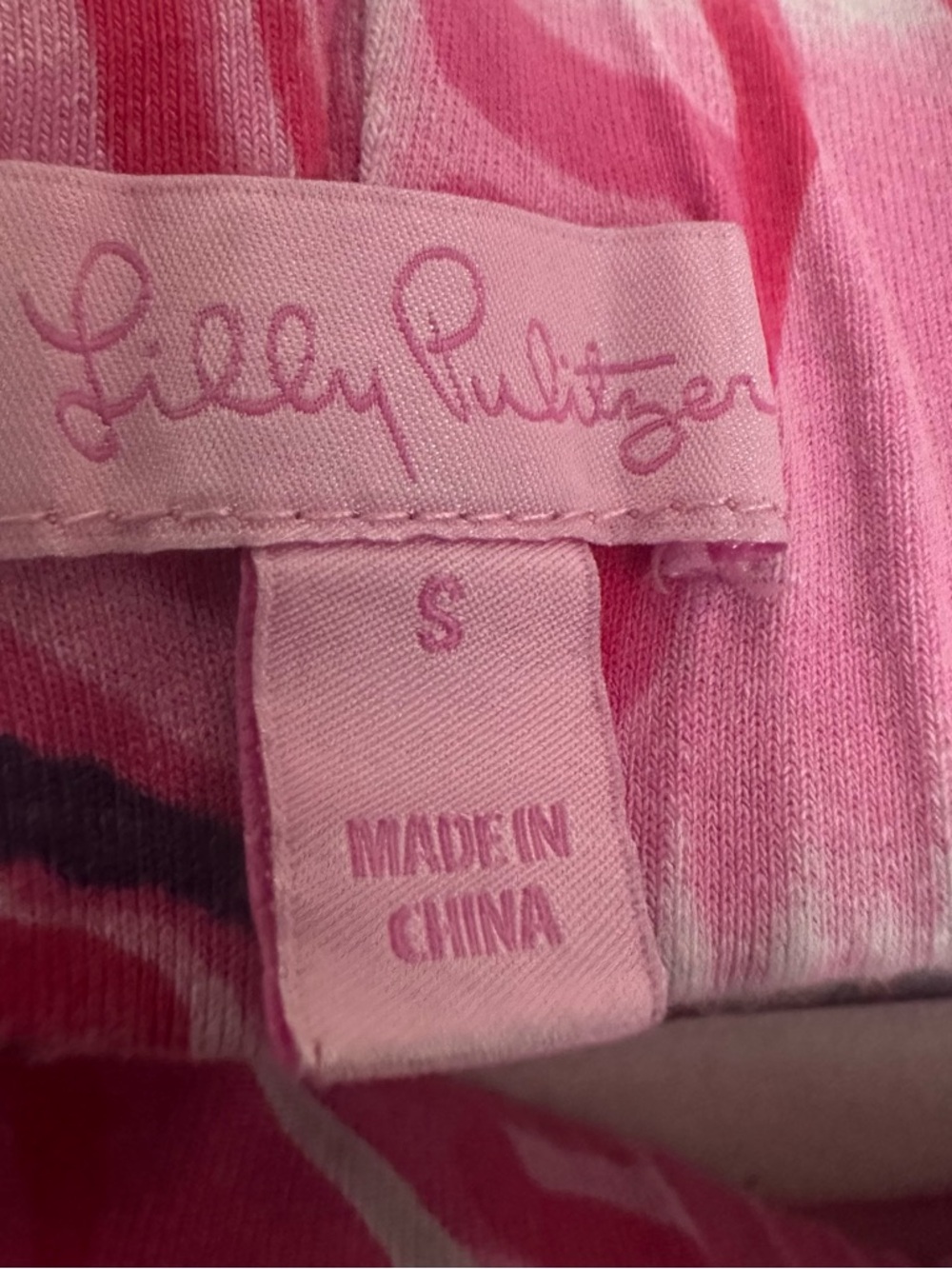 Lilly Pulitzer Pink Floral Georgia Wide-Leg Pants - Picture 2 of 3